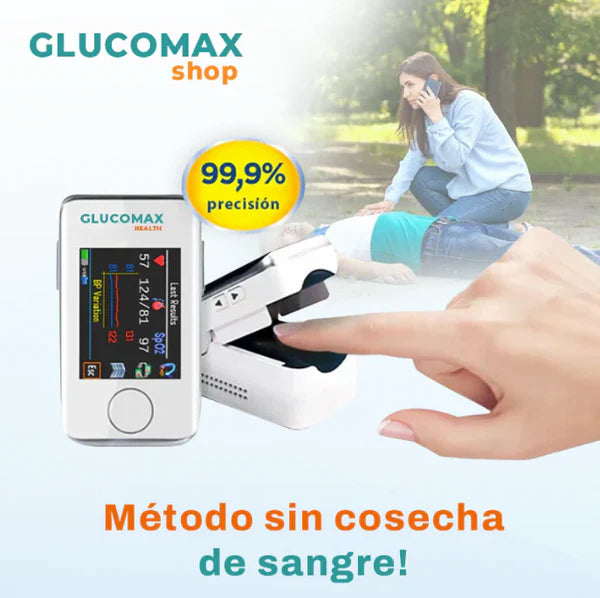 Oximetro Medidor Láser - GlucoMax [PRECISIÓN DEL 99,9%] - NOVEDAD EN COLOMBIA